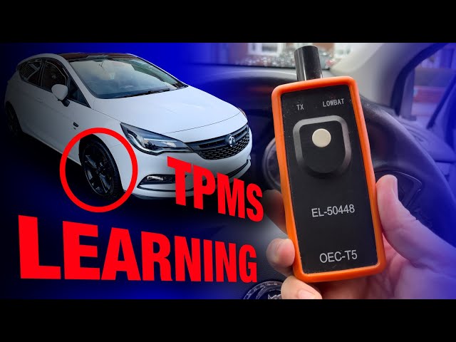 Astra K TPMS learning - How to.