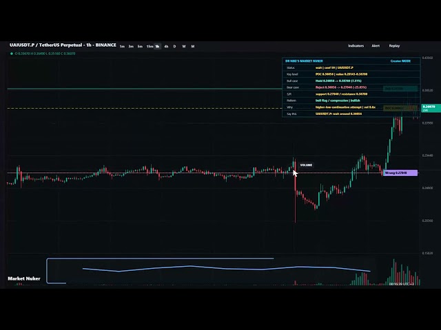 UAI price prediction today: the first move still looks fake