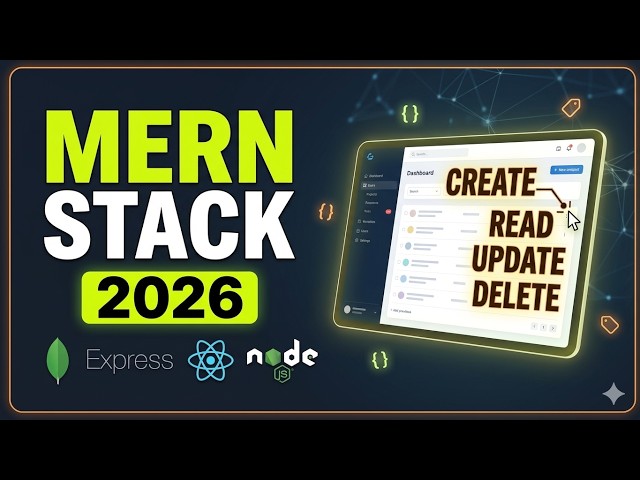 MERN Stack Tutorial for Beginners 🔥 | Learn MERN Stack(2026)