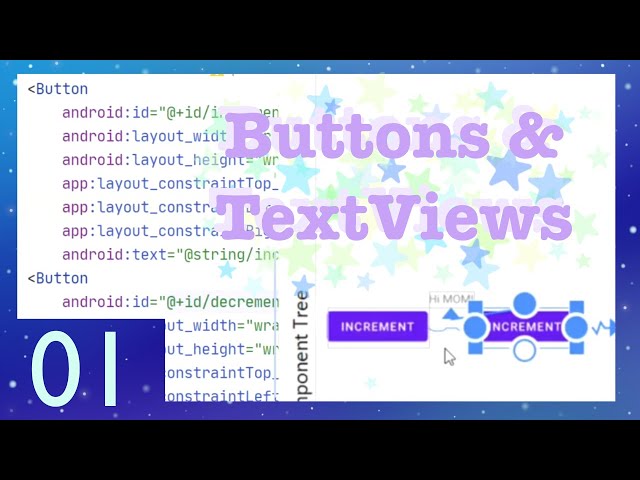 01 Buttons and TextViews