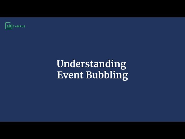 JavaScript Event Bubbling Explained with Examples