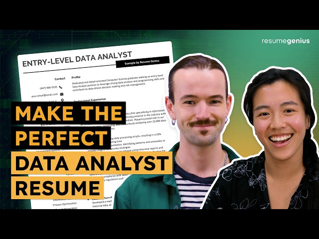 I asked our Data Analyst what a Job-Winning Data Analyst Resume should look like