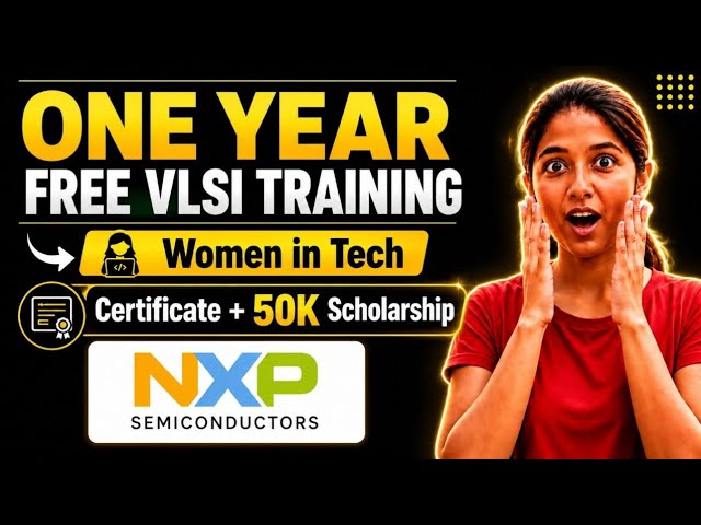 WIT Program 2026 | 1 Year FREE VLSI Training 🔥 | ₹50,000 Scholarship | The Silicon Sandbox 