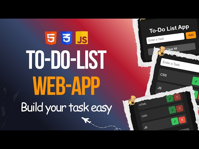 I Built a ToDo List App using HTML, CSS & JavaScript 🚀