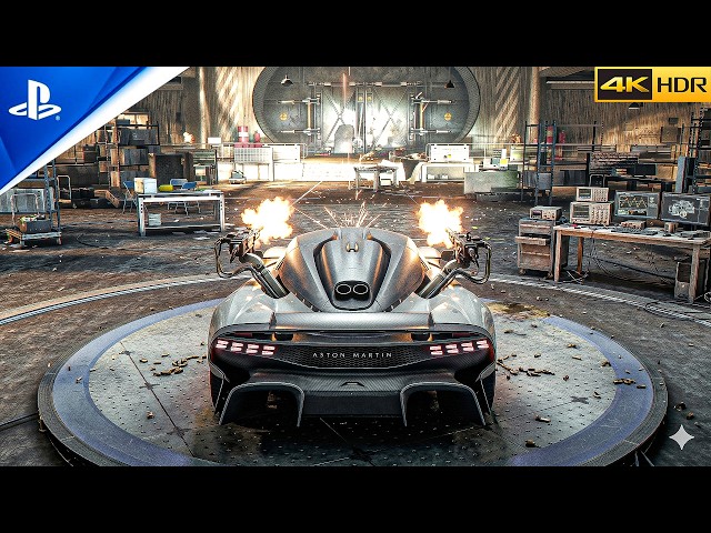 007 First Light | ASTON MARTIN Valhalla + Final Boss Fight Ending Gameplay [PS5 PRO 4K 60FPS HDR]