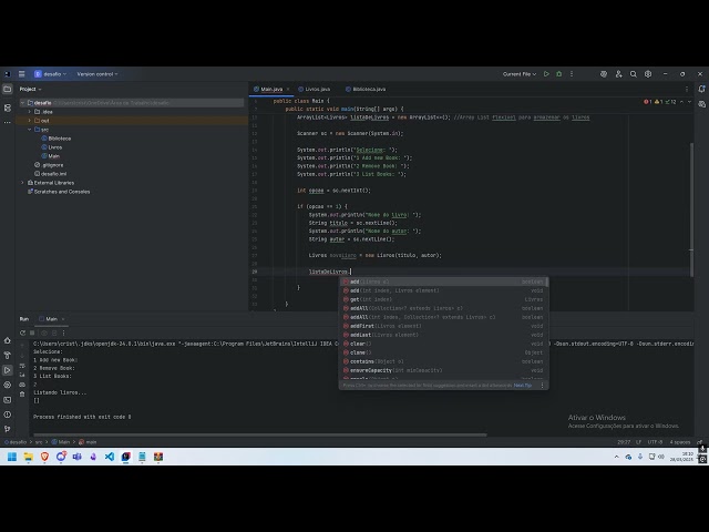 Como armazenar dados dentro de um ArrayList em Java