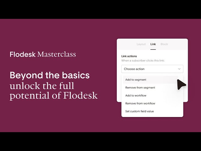 Flodesk masterclass replay: Beyond the Basics