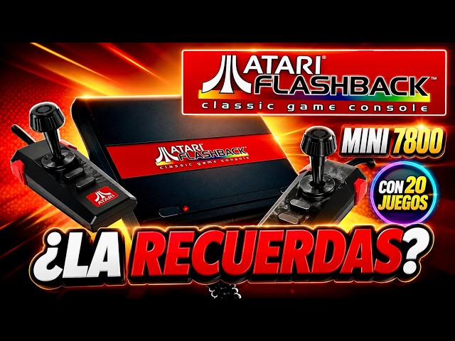 ATARI FLASHBACK 7800 MINI - WITH 20 GAMES DO YOU REMEMBER IT?, Unboxing and Review