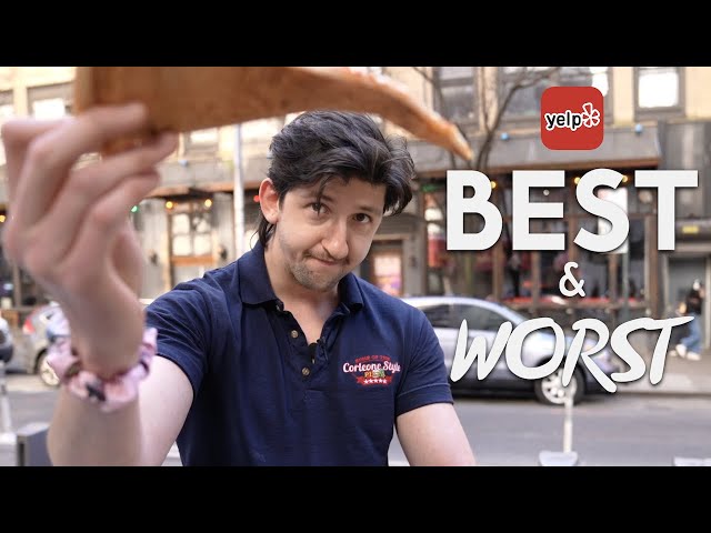 SALLY SLICES BLIND TASTES THE BEST & WORST RATED YELP PIZZA IN NEW YORK CITY