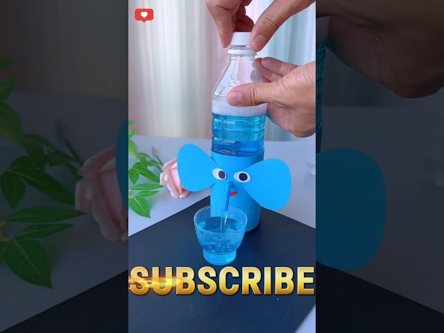 Turn Waste into Wonder 💥 #shorts #diywaterpump #diycrafts #water #art #shortsfeed