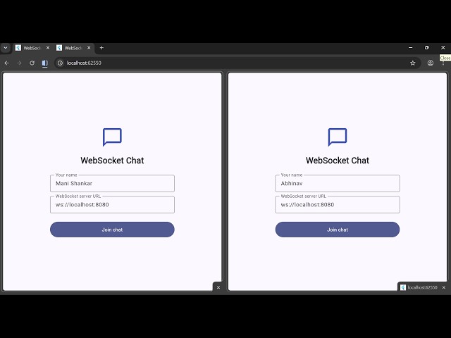 Flutter WebSocket Chat Sample
