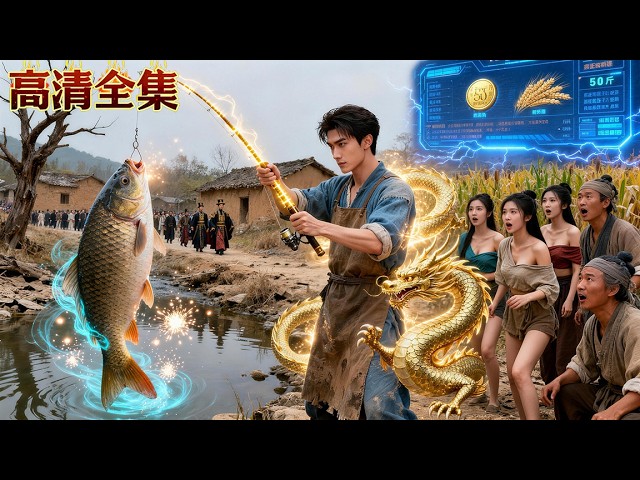 He gets a fishing reward system, pulls gold, cannons, and beauties from a mud pond.
