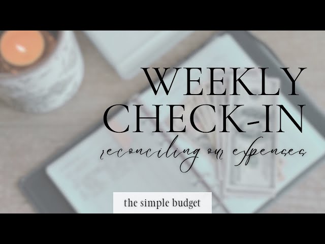 where did the money go? | weekly budget check-in + expense tracking
