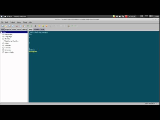 BlitzMax Tutorial Series: Introduction #2 - Commenting/SuperStrict