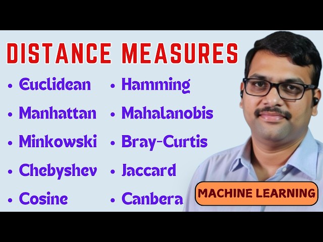 Distance Measures in Machine Learning || Euclidean, Manhattan & Cosine || Machine Learning