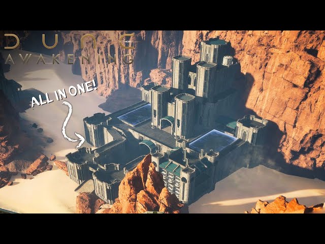 All-in-One Endgame Atreides Kaer Morhen Base Building Tutorial in Dune: Awakening