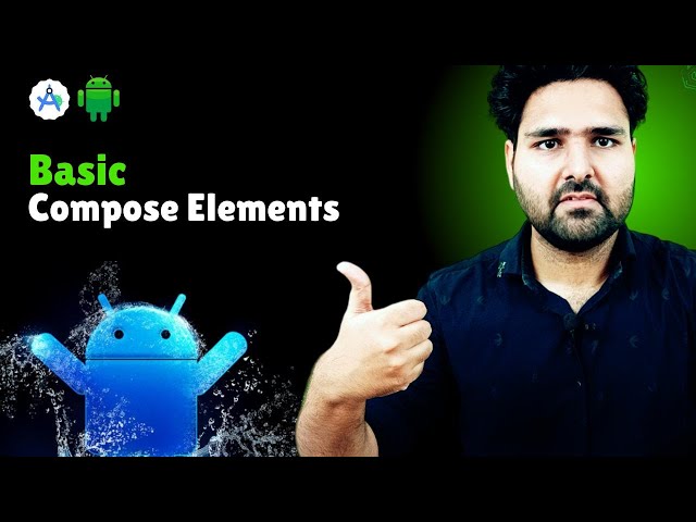 Jetpack Compose Free Course(Part 2) | Basic Composable: Text, Button, Image, Spacer | Android, Hindi