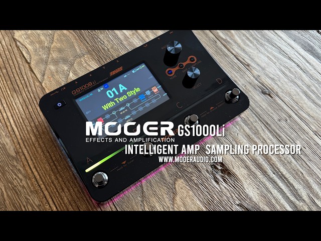 MOOER: GS1000Li IntelligentAmp Sampling Processor