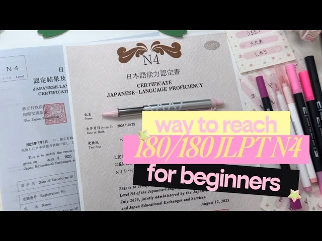 The Right Way to Start Learning Japanese | Tips from a 180/180 JLPT N4 Scorer