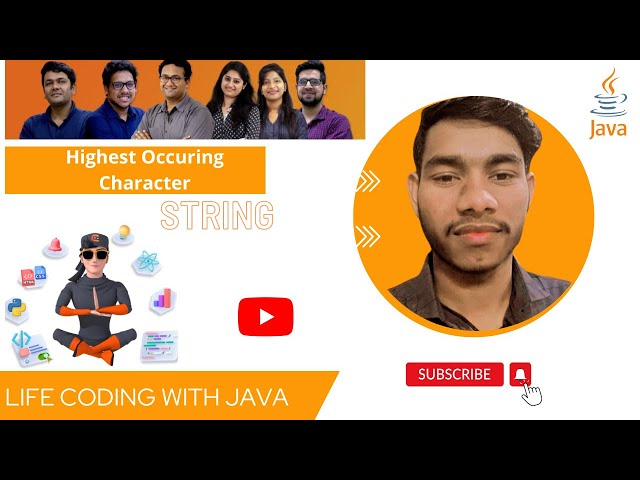 Highest Occuring Character #java  #codingninja