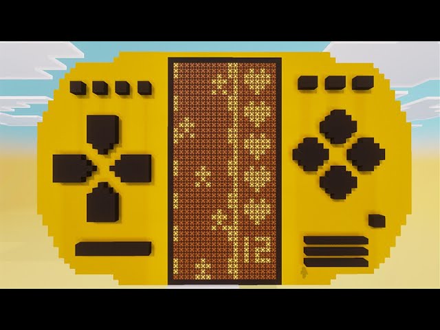 How I created an F1 racing game machine using redstone in Minecraft PE Bedrock #163 Brick Game