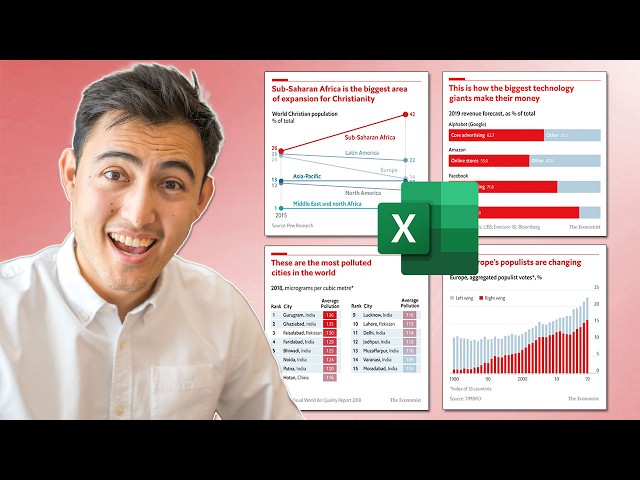 Make Awesome Excel Visuals like The Economist Magazine