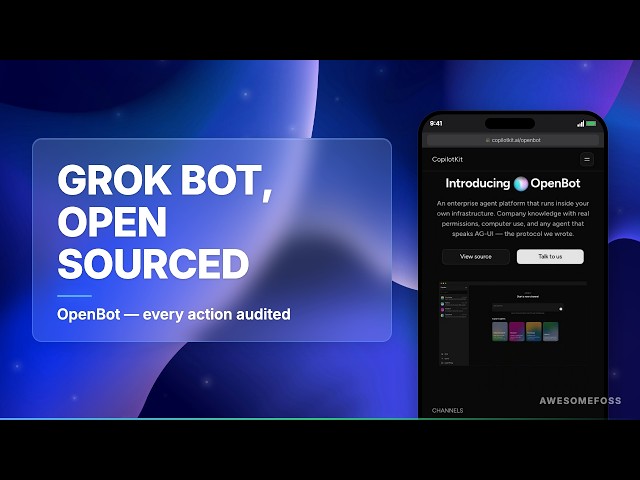 OpenBot: Free, Self-Hosted Grok Bot — Built in 6 Days