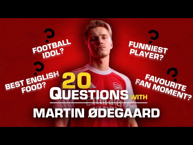 20 Questions with Martin Odegaard! 😂 Saliba the Arsenal joker, coach Kai Havertz & more! | ESPN FC