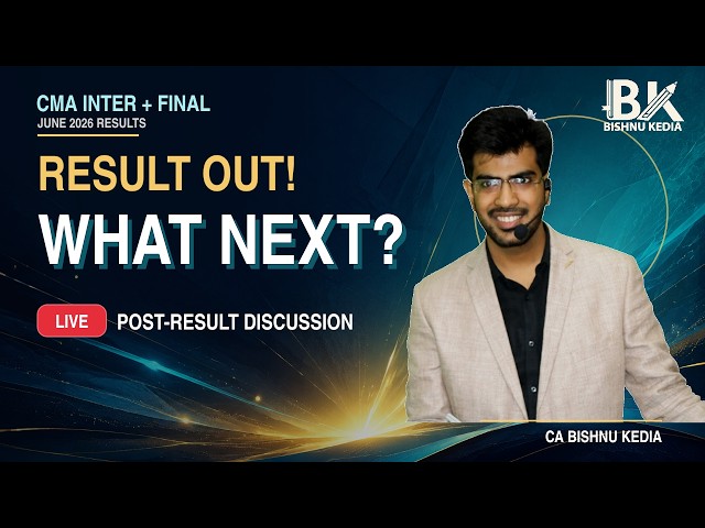 CMA June 2026 Results: WHAT NEXT? | Live Q&A for CMA Inter & Final