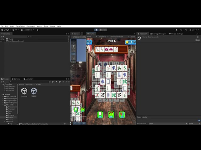Mahjong Tile Triple Match Game Unity Source Code #unity #unity3d #unitydev #unitydeveloper