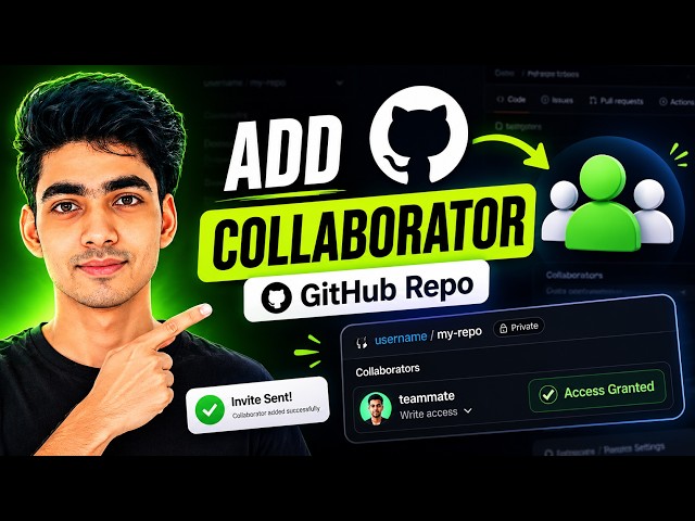 How to Add Collaborator in GitHub Repository (2026) | Create Separate Branch for Team Members