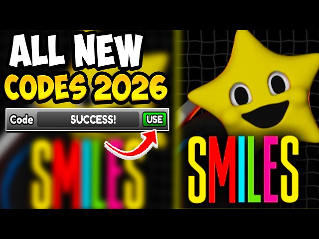 TODOS LOS CÓDIGOS FUNCIONALES DE SMILES EN ROBLOX - ¡Todos los nuevos códigos de Smiles 2026!