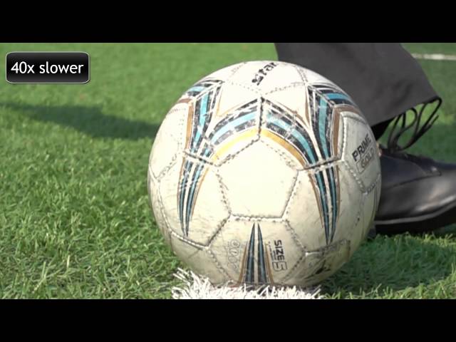 Kicking a Football in Slow Motion