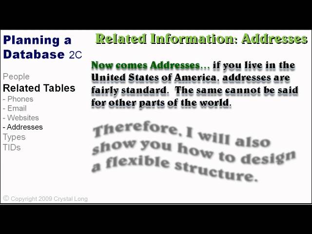 Learn Access -2.C- Planning Fields and Relationships