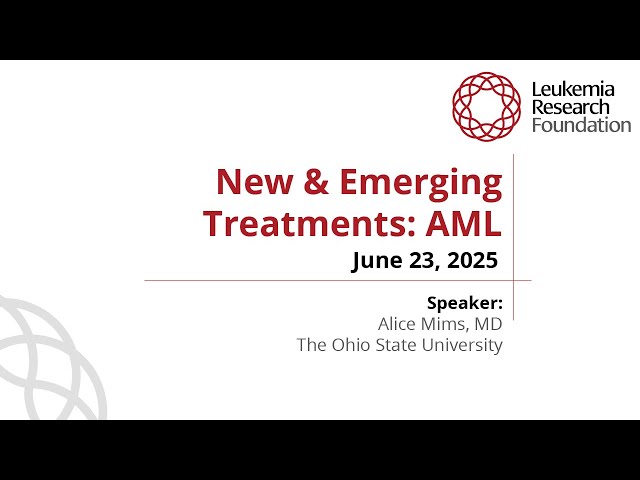 Acute Myeloid Leukemia: Treatment Advances