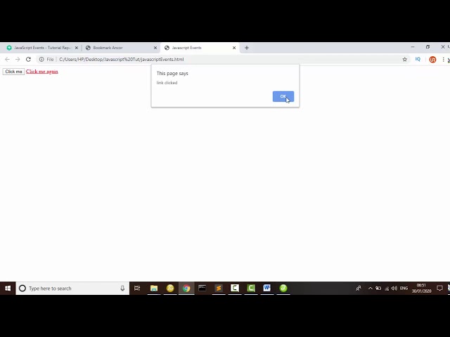 JavaScript Tutorial - 09 -Javascript Mouse events