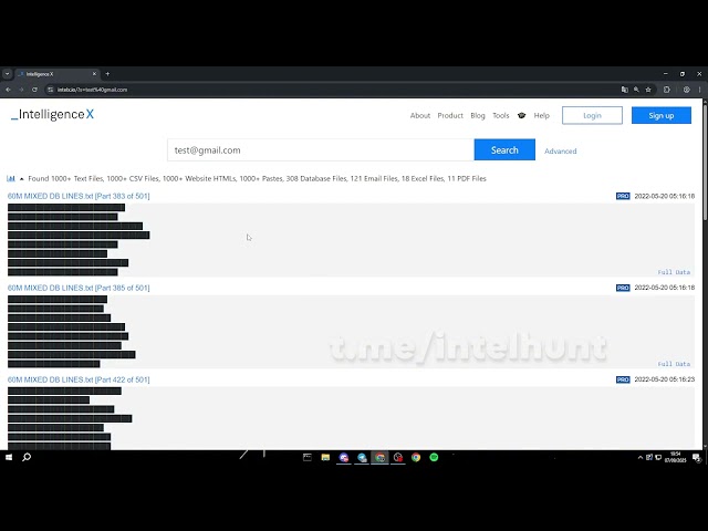 Best Intelx Telegram Bot Ever ! FREE