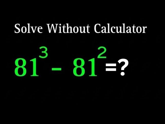Nice Math Olympiad Simplification | Calculator Not Allowed 