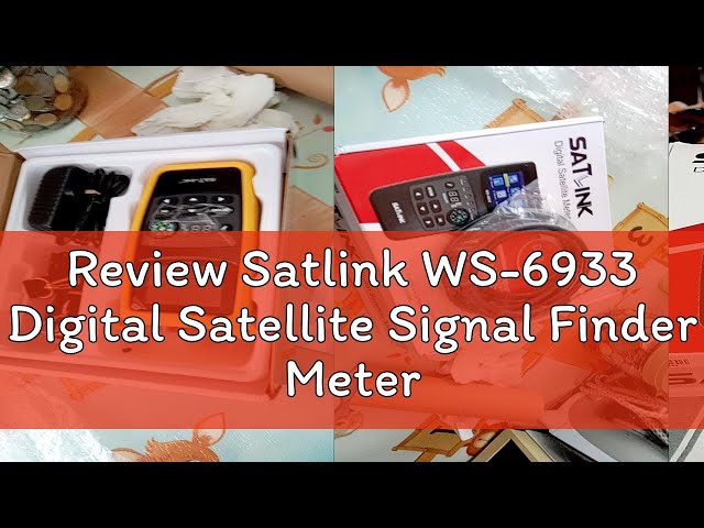 Review Satlink WS-6933 Digital Satellite Signal Finder Meter