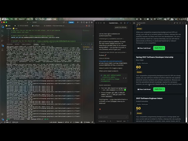 Kaggle Google Vibe coding challenge