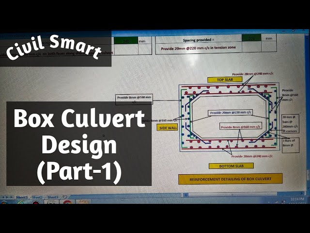 BOX CULVERT DESIGN (PART-1)