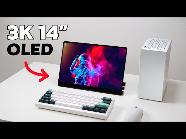 The TINY Portable Monitor For Everything😮 Uperfect 14" 3K OLED Touchscreen