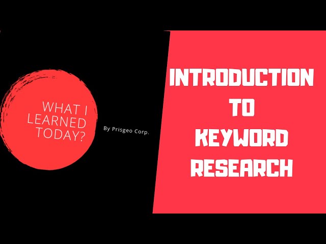 Introduction To KEYWORD RESEARCH | App Store Optimization 2019 In Urdu | Part-1