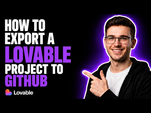 HOW TO EXPORT A LOVABLE PROJECT TO GITHUB (STEP-BY-STEP GUIDE 2026)