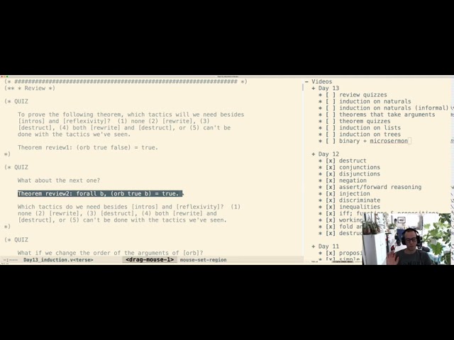 DMFP - Day 13 (1/8) - Review Quizzes