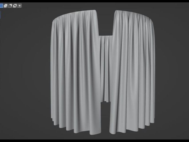 how to model curtains in blender 3.0 [EN.]
