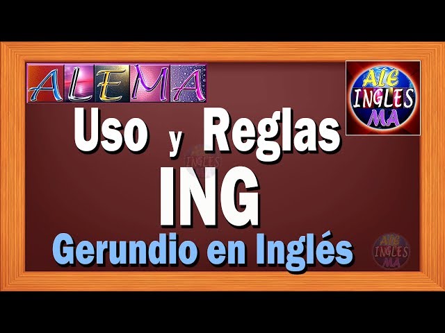 ING Use and Rules - Present Progressive or Continuous Sentences in English - Lesson # 9