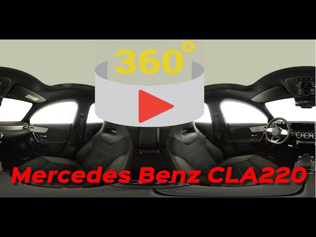 Mercedes Benz CLA220 2021 2022 interior VR 360 video
