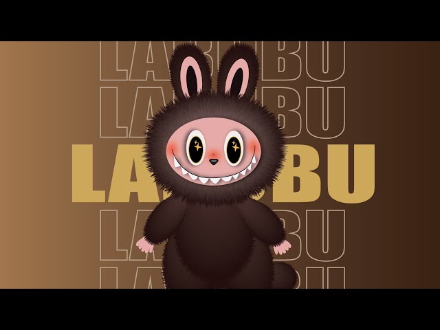 🧑‍💻Illustrator Labubu Design 😇