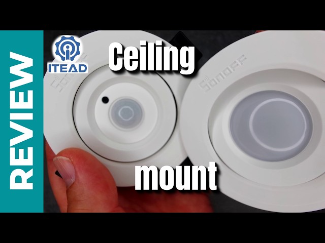 How to Cleanly Recess Mount Sonoff Motion & Radar Sensors